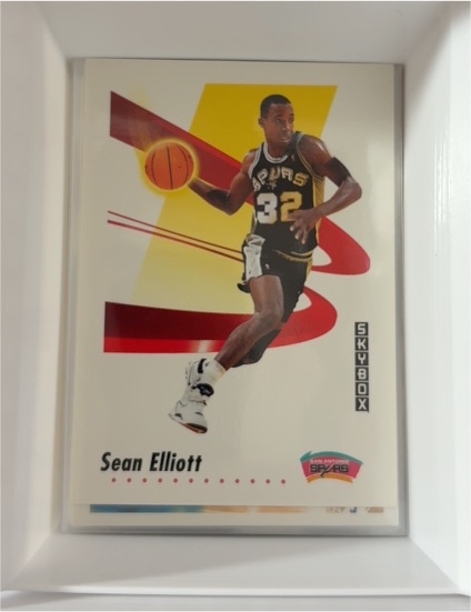 1991-92 SkyBox #256 Sean Elliott — front