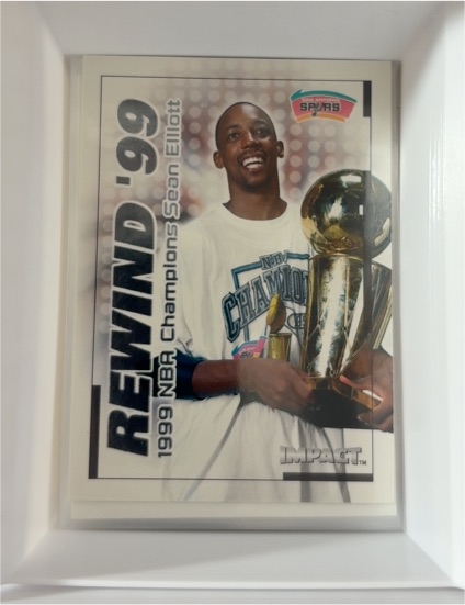 1999-00 Skybox Impact Rewind '99 #3 RN Sean Elliott — front