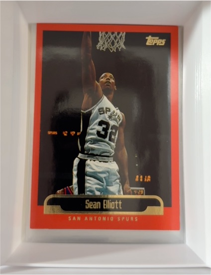 1999-00 Topps #74 Sean Elliott — front