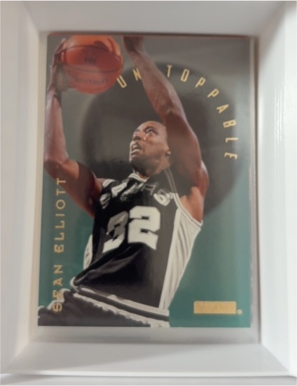 1995-96 Skybox E-XL Unstoppable #15 Sean Elliott — front