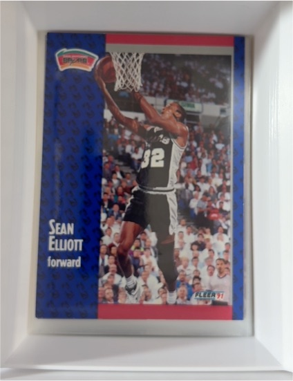 1991-92 Fleer #185 Sean Elliott — front