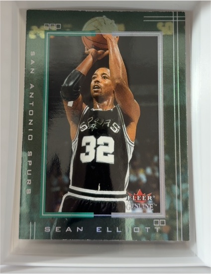 2001-02 Fleer Genuine #32 Sean Elliott — front