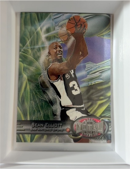 1997-98 Skybox Metal Universe #105 Sean Elliott — front