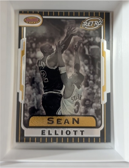 1996-97 Bowman's Best Retro #TB3 Sean Elliott — front