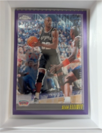 2000-01 Topps Chrome #39 Sean Elliott — front