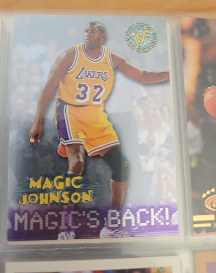 1996 Topps Stadium Club #361 Magic Johnson — front