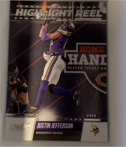 2022 Panini Prestige #HR-19 Justin Jefferson — front