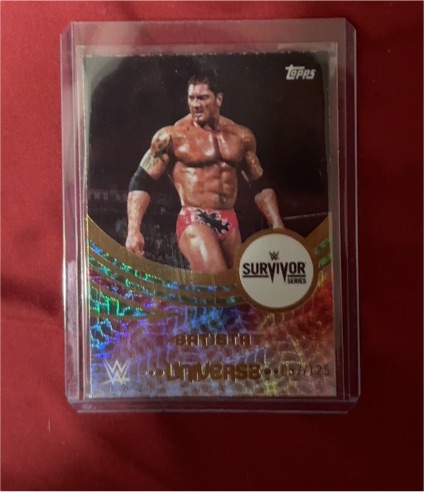 2025 Topps Universe WWE #298 Batista Survivor Series — front