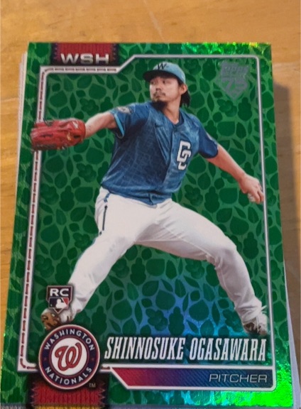 2026 Topps Series 1 #32 Shinnosuke Ogasawara — front