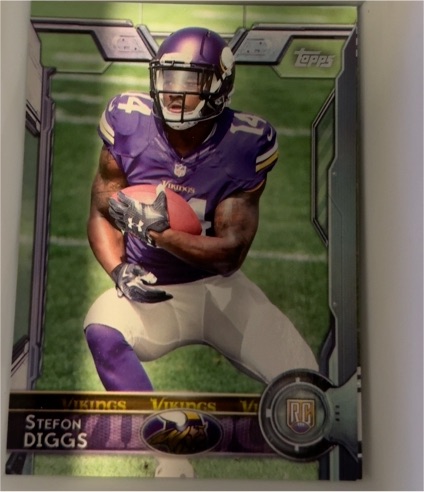 2015 Topps #452 Stefon Diggs — front