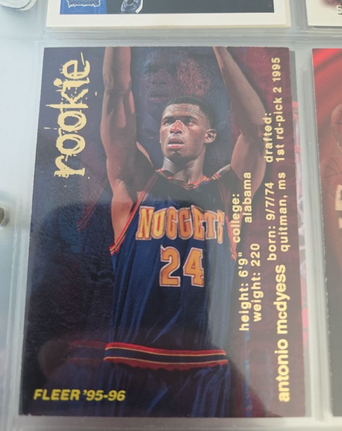 1995-96 Fleer #298 Antonio McDyess — front