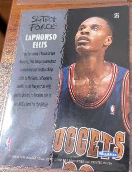 1994-95 SkyBox Premium SkyTech Force #SF5 LaPhonso Ellis — front