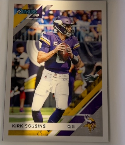 2019 Donruss #154 Kirk Cousins — front