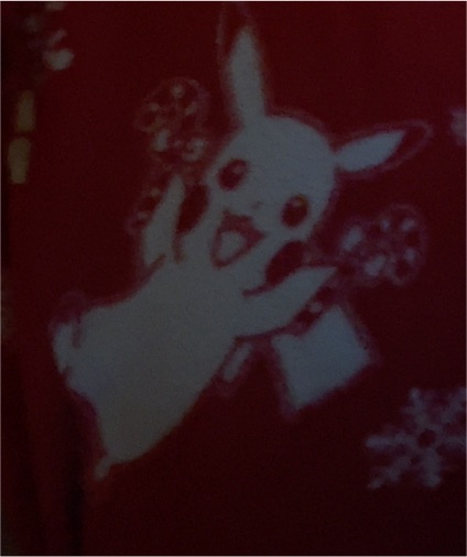 Nintendo Pokémon Pikachu Christmas Sweater — front