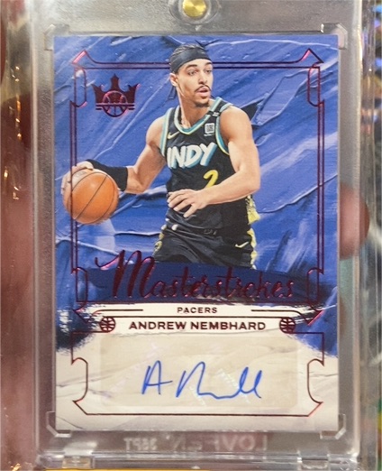 2024-25 Panini Court Kings Masterstrokes #Masterstrokes Andrew Nembhard — front