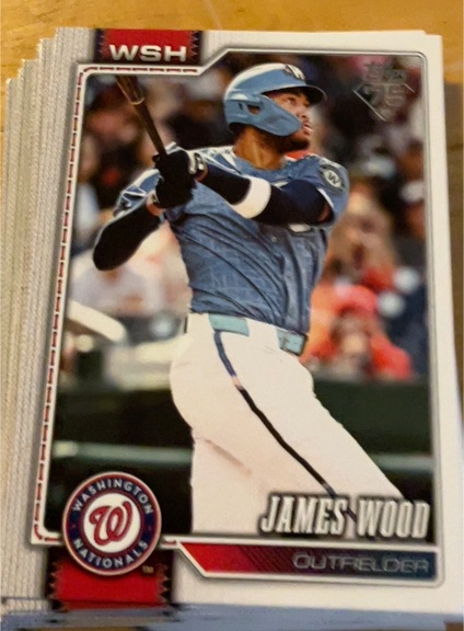 2026 Topps Series 1 #349 James Wood — front