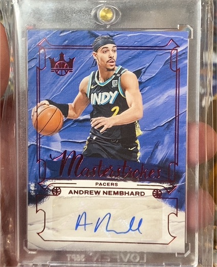 2024-25 Panini Court Kings Masterstrokes #Masterstrokes Andrew Nembhard — front