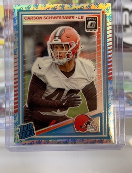 2025 Donruss Optic #217 Carson Schwesinger — front
