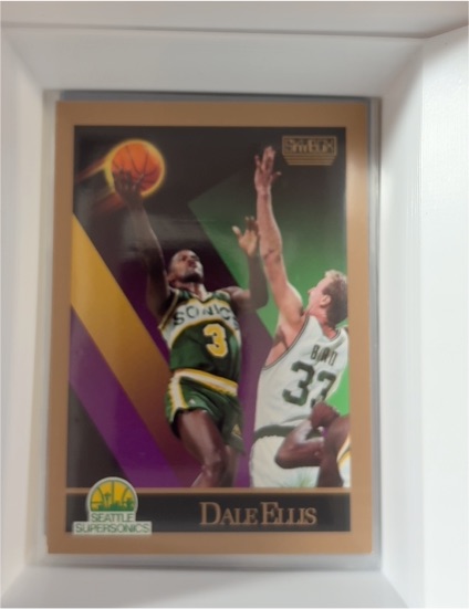 1990-91 SkyBox #266 Dale Ellis Seattle Supersonics — front