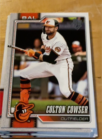 2026 Topps Series 1 #166 Colton Cowser — front