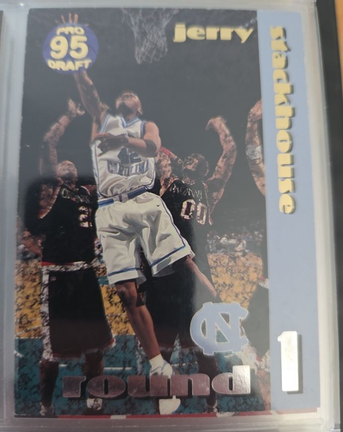 1995 Collect-A-Card Pro Draft #19 Jerry Stackhouse — front
