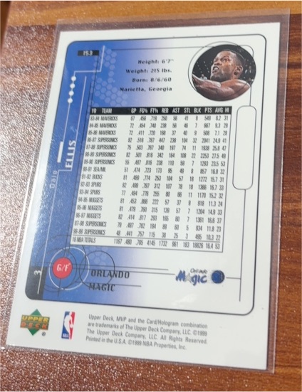 1998 Upper Deck #153 Dale Ellis — front