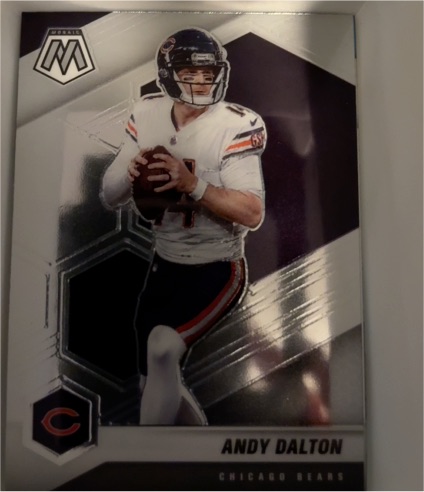 2021 Panini Mosaic #44 Andy Dalton Chicago Bears — front