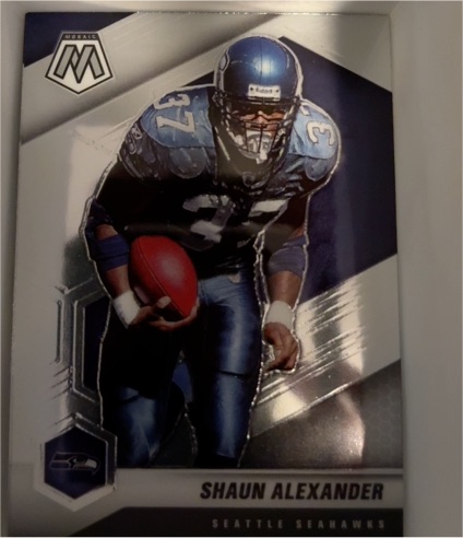 2021 Panini Mosaic #181 Shaun Alexander — front