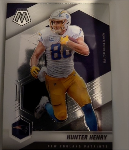 2021 Panini Mosaic #138 Hunter Henry — front