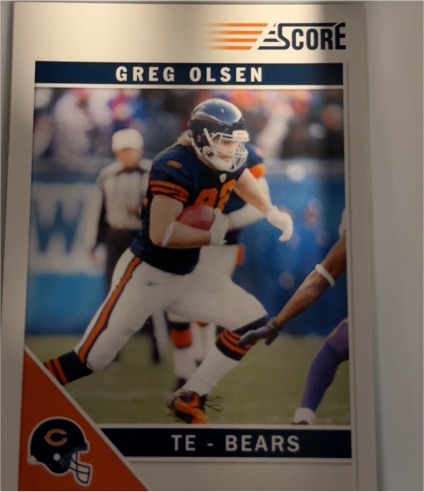 2011 Score #51 Greg Olsen Chicago Bears — front
