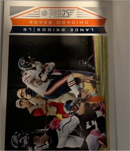 2013 Score #39 Lance Briggs Chicago Bears — front