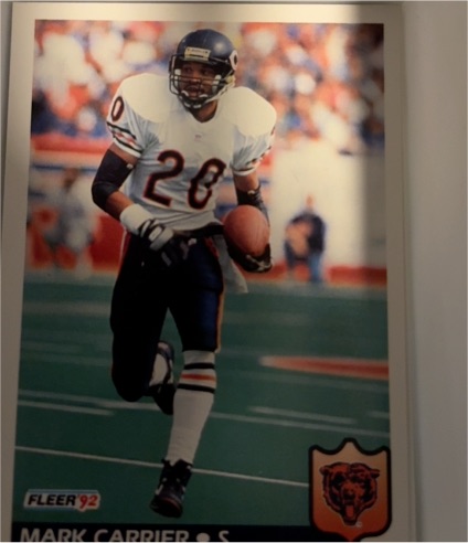 1992 Fleer #37 Mark Carrier — front