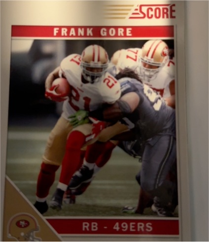 2011 Score #247 Frank Gore — front