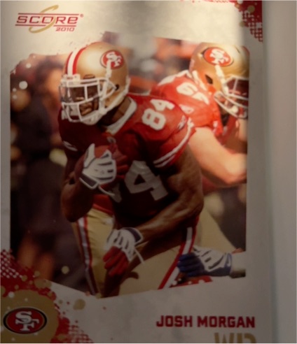 2010 Score #250 Josh Morgan — front