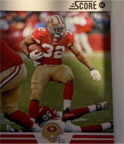 2012 Score #14 Frank Gore — front