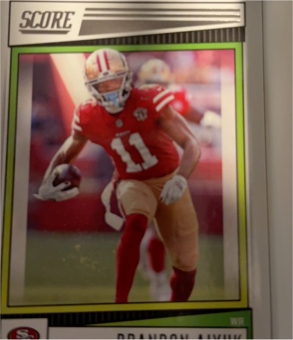 2022 Panini Score #162 Brandon Aiyuk — front