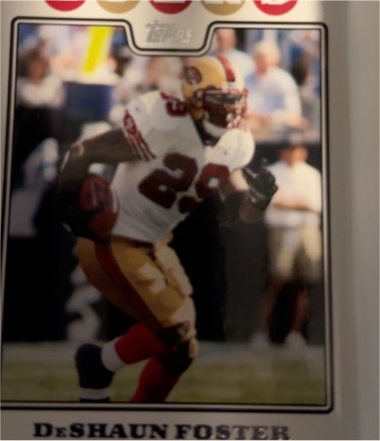 2008 Topps #58 DeShaun Foster — front