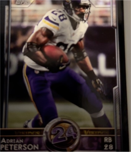 2015 Topps #342 Adrian Peterson — front