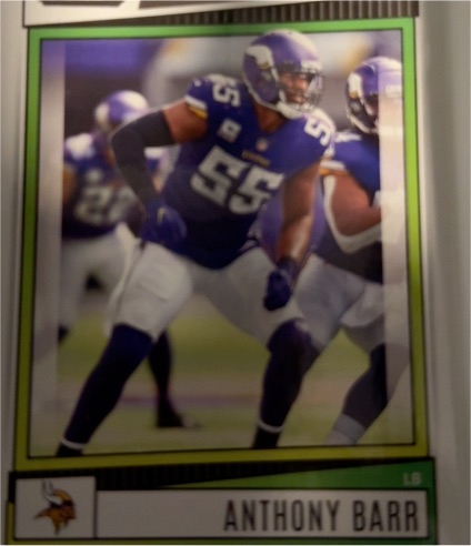 2022 Panini Score #108 Anthony Barr — front