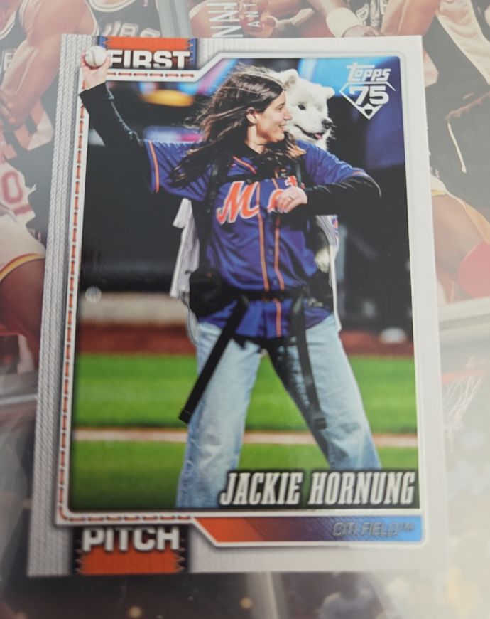 2026 Topps Series 1 First Pitch #FP-7 Jackie Hornung — front