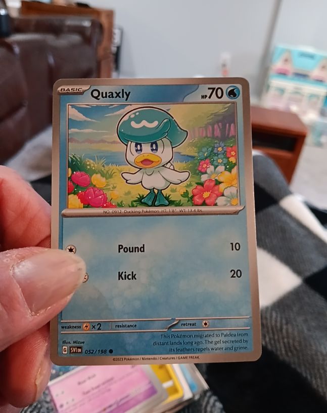 2023 Pokémon Scarlet & Violet #052 Quaxly — front