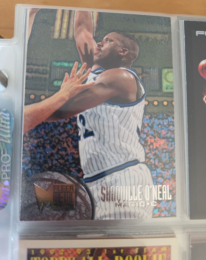 1995-96 Fleer Metal #78 Shaquille O'Neal — front