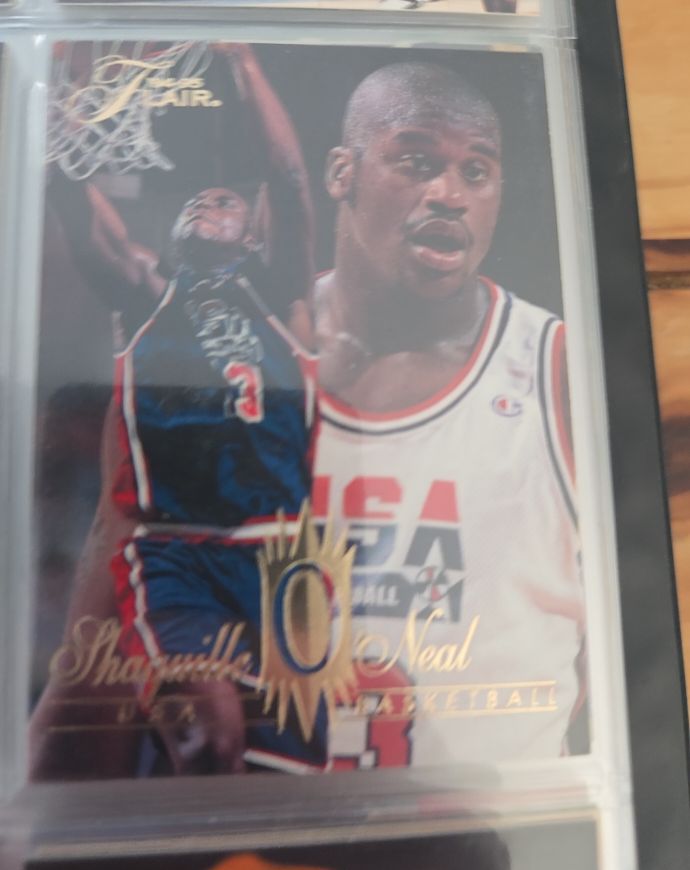 1994-95 Flair #168 Shaquille O'Neal USA Basketball — front
