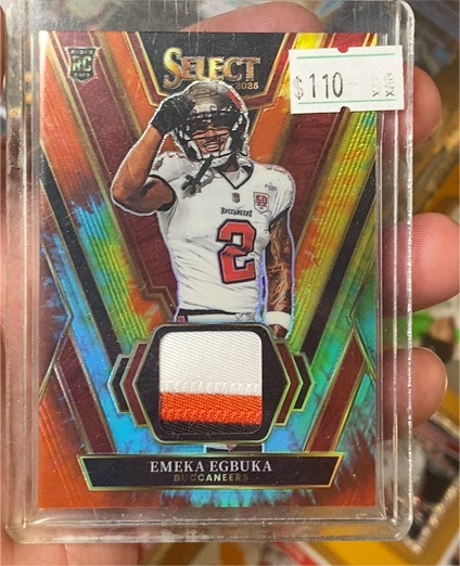 2025 Panini Select #RSW-EEA Emeka Egbuka — front