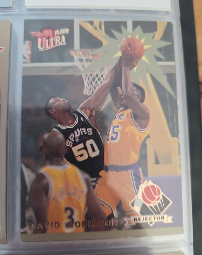 1992-93 Fleer Ultra #5 David Robinson Rejector — front