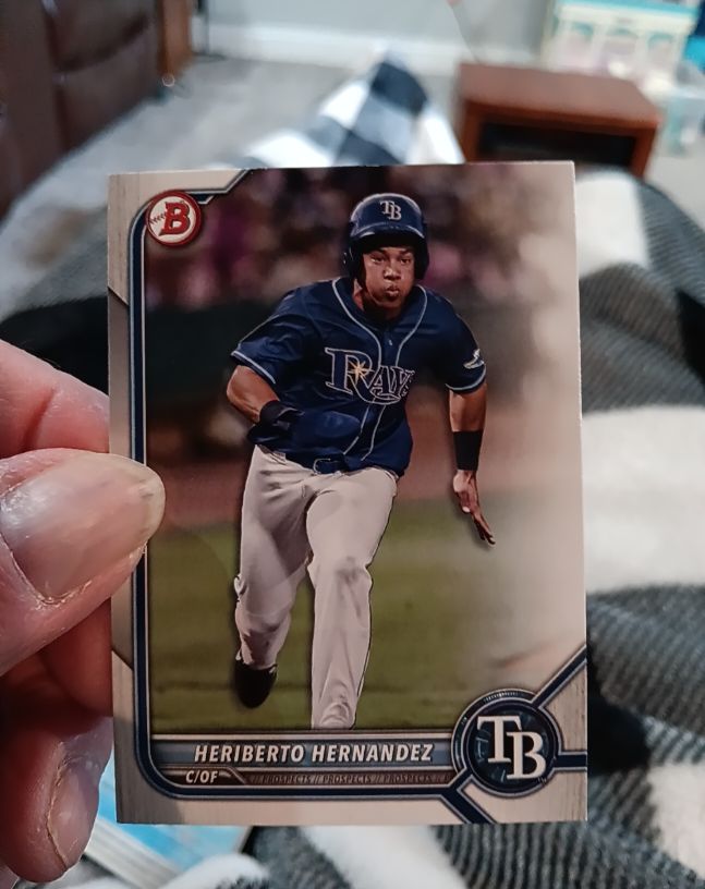 2022 Bowman Prospects #BP-143 Heriberto Hernandez — front