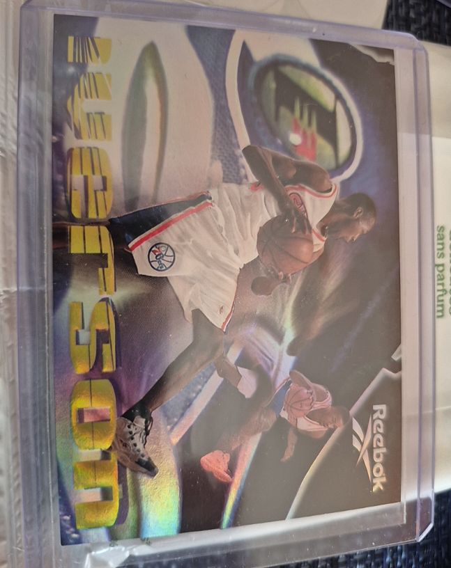 1997-98 Skybox Reebok Insert #NNO Allen Iverson Rookie RC — front