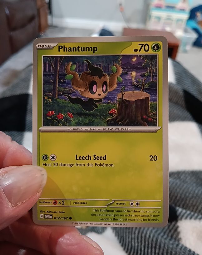 2024 Pokémon SV06 Twilight Masquerade #012 Phantump — front