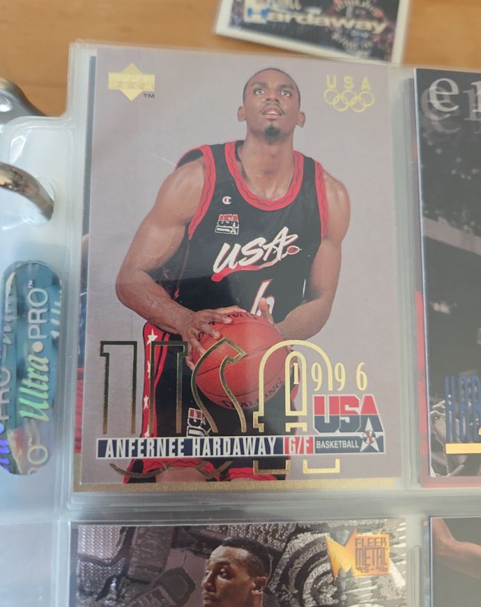 1996 Upper Deck #316 Anfernee Hardaway USA Basketball — front