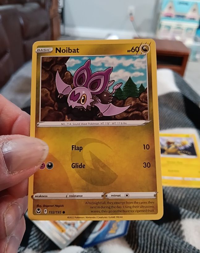 2022 Pokemon TCG #132 Noibat — front